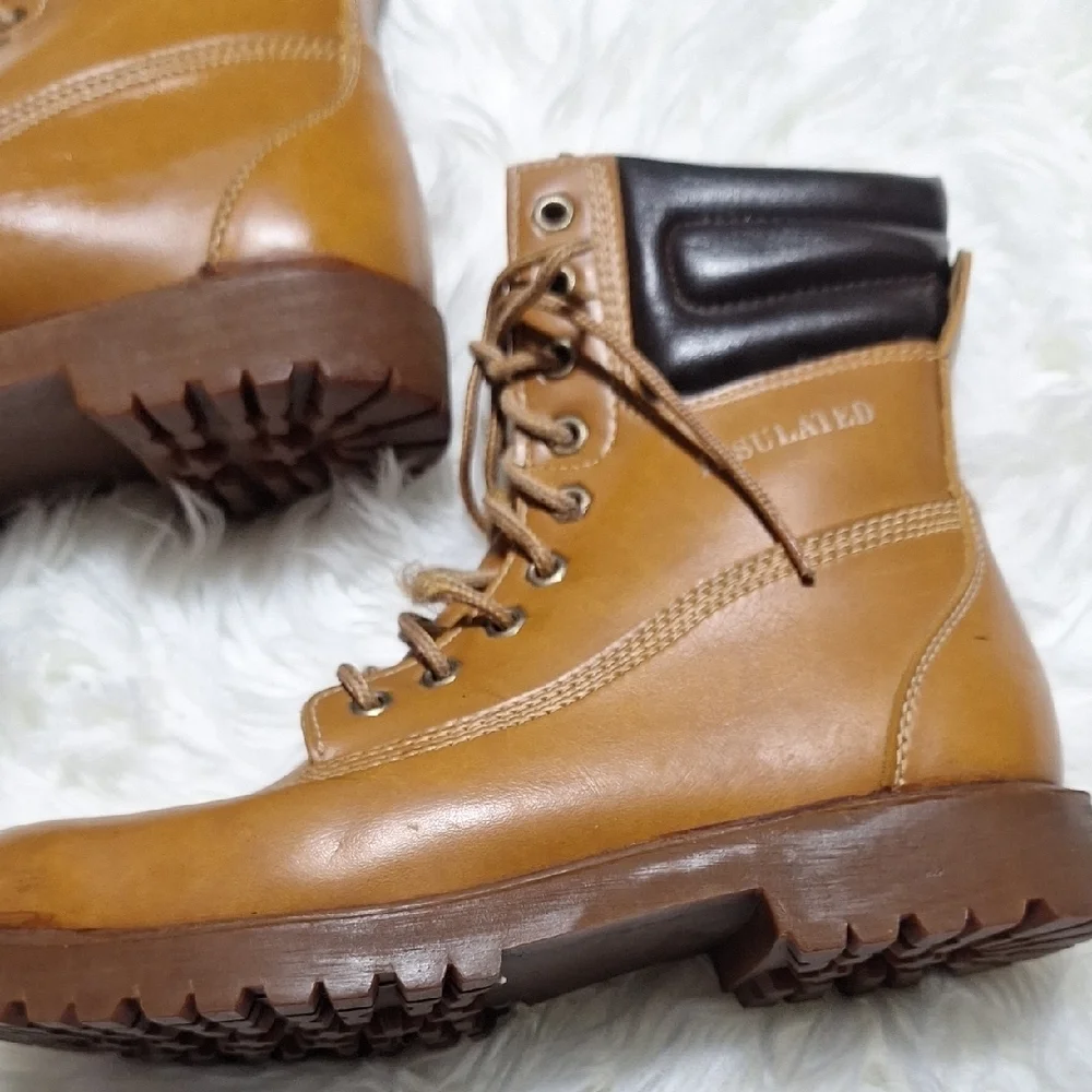 Stylish Tan Insulated Men's Boots
